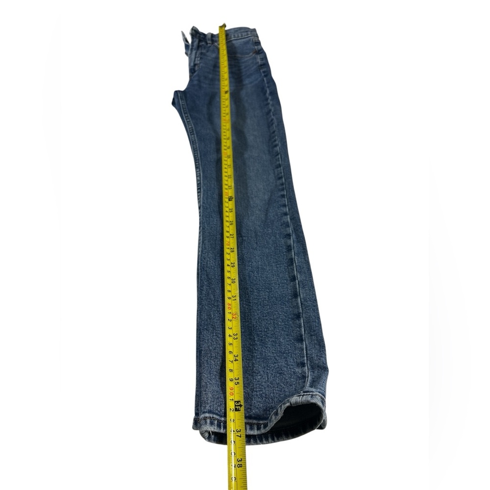 Gap Denim Mid Rise Straight Leg Jeans 2 /26 Regular Blue Wash Essential Classic - Picture 4 of 11
